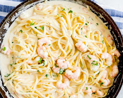 Creamy Shrimp Alfredo