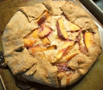 Nectarine Galette in Whole Grain Pastry.